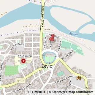 Mappa Via G. Verdi, 10, 37059 Zevio, Verona (Veneto)