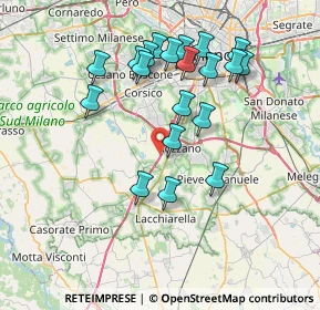 Mappa Cascina S. Marta, 20080 Zibido San Giacomo MI, Italia (7.2395)
