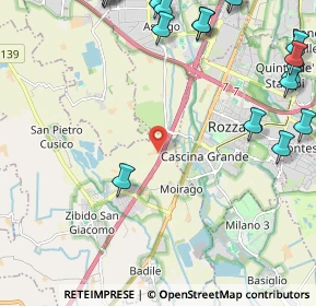 Mappa Cascina S. Marta, 20080 Zibido San Giacomo MI, Italia (3.3275)