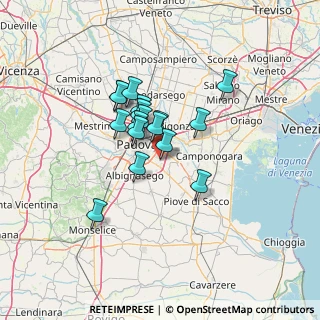 Mappa Via Luigi de Prosperi, 35127 Padova PD, Italia (9.72353)