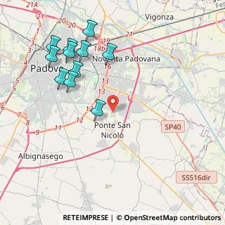 Mappa Via Luigi de Prosperi, 35127 Padova PD, Italia (4.54455)