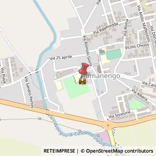 Mappa Via Castello, 12, 26014 Romanengo, Cremona (Lombardia)