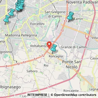 Mappa Roncaglia, 35020 Ponte San Nicolò PD, Italia (3.894)