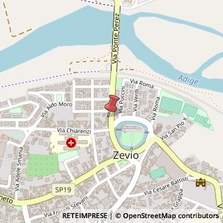 Mappa Via Ponte Perez, 23/B, 37059 Zevio, Verona (Veneto)