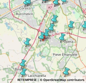 Mappa Via Camillo Benso Conte di Cavour, 20089 Rozzano MI, Italia (5.5505)