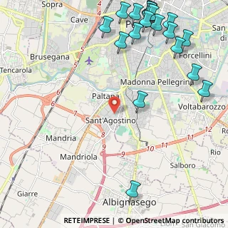 Mappa Via Caravaggio, 35020 Sant'Agostino PD, Italia (3.143)