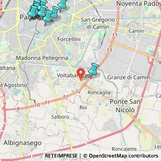 Mappa Via G Carducci, 35020 Ponte San Nicolò PD, Italia (3.64455)