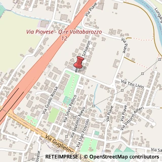 Mappa Via Guido Rossa, 28, 35020 Ponte San Nicolò, Padova (Veneto)