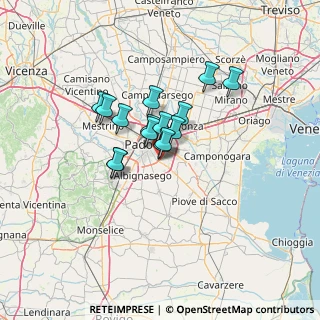 Mappa Via Silvio Pellico, 35020 Ponte San Nicolò PD, Italia (8.82067)