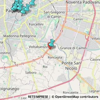 Mappa Via G. Rossa, 35020 Ponte San Nicolò PD, Italia (3.89545)