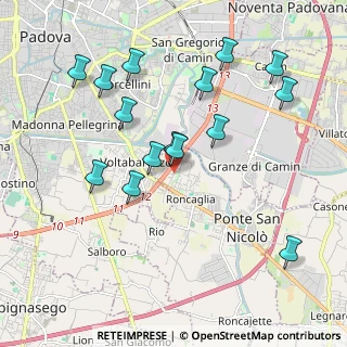 Mappa Via G. Rossa, 35020 Ponte San Nicolò PD, Italia (2.01933)