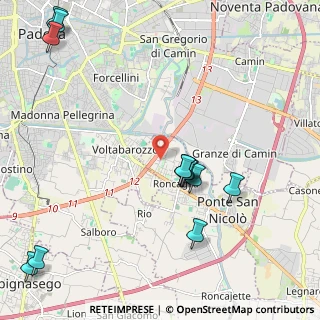 Mappa Via G. Rossa, 35020 Ponte San Nicolò PD, Italia (2.66917)