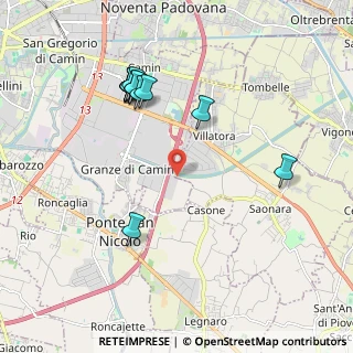 Mappa Via Ruffina, 35020 Villatora PD, Italia (2.05167)