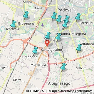 Mappa Via Cristoforo Colombo, 35020 Albignasego PD, Italia (2.34833)