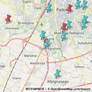Mappa Via Cristoforo Colombo, 35020 Albignasego PD, Italia (2.93077)