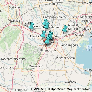 Mappa Via Cristoforo Colombo, 35020 Albignasego PD, Italia (6.86167)
