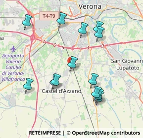 Mappa Via Salieri, 37060 Castel d'Azzano VR, Italia (4.00231)