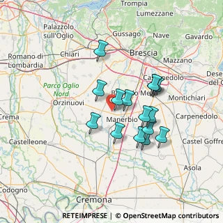 Mappa Via Francesco Danesi, 25020 Offlaga BS, Italia (11.32667)