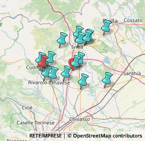 Mappa Via Masero, 10010 Scarmagno TO, Italia (10.96647)