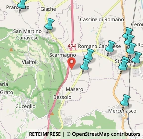 Mappa Via Masero, 10010 Scarmagno TO, Italia (2.65667)