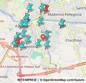 Mappa Via V. Alfieri, 35125 Padova PD, Italia (0.9955)