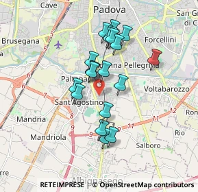 Mappa Via V. Alfieri, 35125 Padova PD, Italia (1.4635)