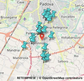 Mappa Via V. Alfieri, 35125 Padova PD, Italia (1.4515)