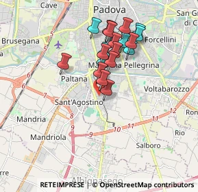 Mappa Via V. Alfieri, 35125 Padova PD, Italia (1.5705)