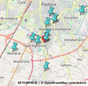 Mappa Via V. Alfieri, 35125 Padova PD, Italia (1.615)