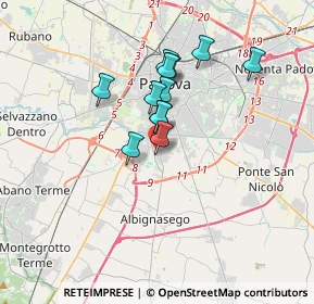 Mappa Via V. Alfieri, 35125 Padova PD, Italia (2.575)