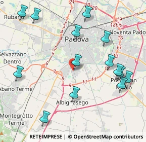 Mappa Via V. Alfieri, 35125 Padova PD, Italia (4.83786)