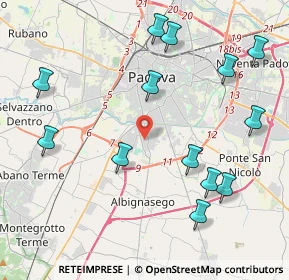 Mappa Via V. Alfieri, 35125 Padova PD, Italia (4.77769)