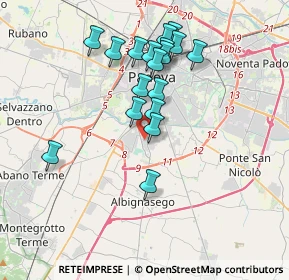 Mappa Via V. Alfieri, 35125 Padova PD, Italia (3.36167)