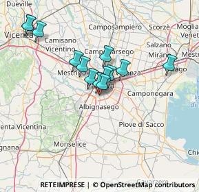 Mappa Via V. Alfieri, 35125 Padova PD, Italia (11.91077)