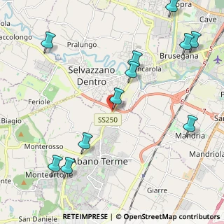 Mappa Ss.250 Km.5+761, 35031 Abano Terme PD, Italia (2.67636)