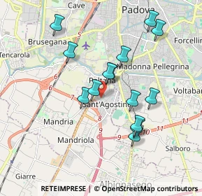 Mappa Via Cristoforo Colombo, 35030 Albignasego PD, Italia (1.71)