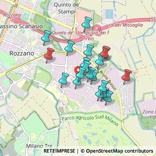 Mappa Via Marche, 20089 Rozzano MI, Italia (0.6915)
