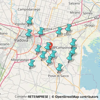 Mappa Via Villamora, 30030 Vigonovo VE, Italia (6.64267)