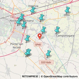 Mappa Via Villamora, 30030 Vigonovo VE, Italia (4.5675)