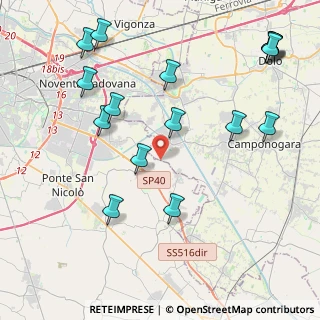 Mappa Via Villamora, 30030 Vigonovo VE, Italia (5.04688)