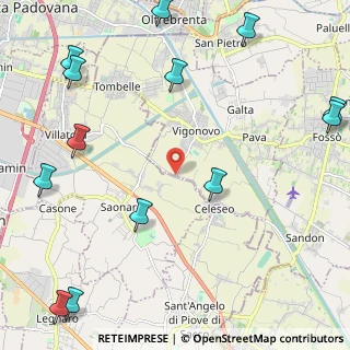 Mappa Via Villamora, 35020 Saonara PD, Italia (3.21077)