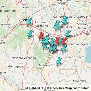 Mappa Via Euganea S. Biagio, 35037 Teolo PD, Italia (10.898)