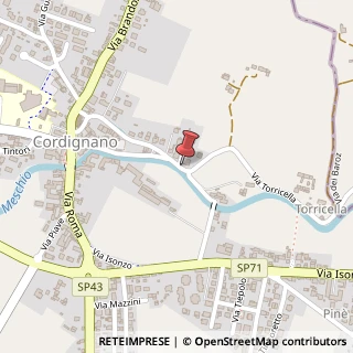 Mappa Via L. Cadorna, 21, 31016 Cordignano, Treviso (Veneto)
