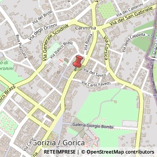 Mappa Via Giosuè Carducci, 58, 34170 Gorizia, Gorizia (Friuli-Venezia Giulia)