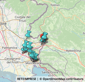 Mappa Via Zorutti, 34170 Gorizia GO, Italia (11.75278)