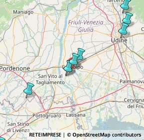 Mappa Via G. O. Marinelli, 33033 Codroipo UD, Italia (42.73632)