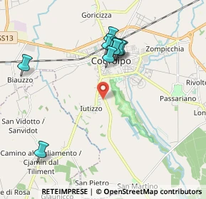 Mappa Via G. O. Marinelli, 33033 Codroipo UD, Italia (2.1)