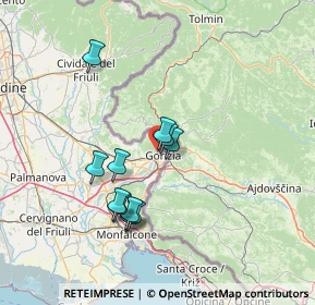 Mappa Via dei Gelsi, 34170 Gorizia GO, Italia (11.99182)