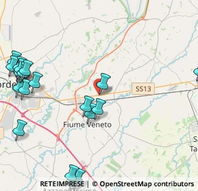 Mappa 33080 Poincicco PN, Italia (5.718)