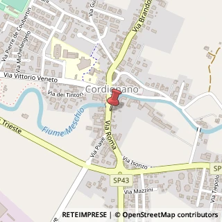 Mappa Via Roma, 7, 31016 Cordignano, Treviso (Veneto)